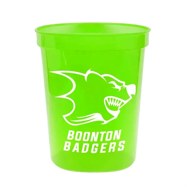 Reusable and recyclable polypropylene sixteen ounce stadium cup.... from ASI 40480 Koozie Group