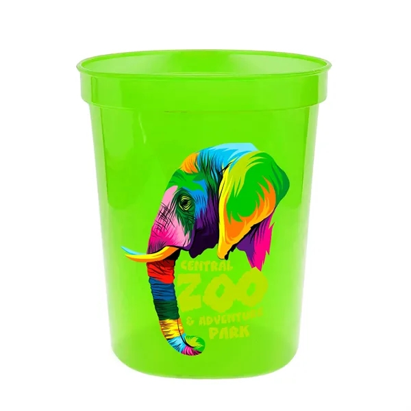 Reusable and recyclable polypropylene sixteen ounce stadium cup.... from ASI 40480 Koozie Group