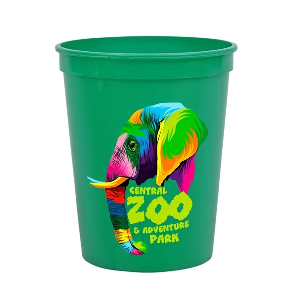 Reusable and recyclable polypropylene sixteen ounce stadium cup.... from ASI 40480 Koozie Group