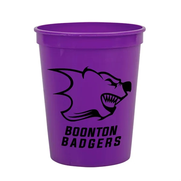 Reusable and recyclable polypropylene sixteen ounce stadium cup.... from ASI 40480 Koozie Group