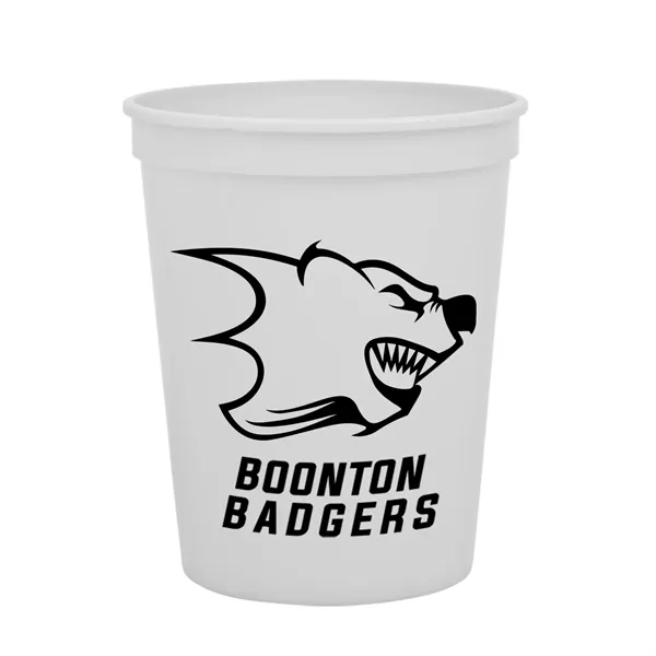 Reusable and recyclable polypropylene sixteen ounce stadium cup.... from ASI 40480 Koozie Group