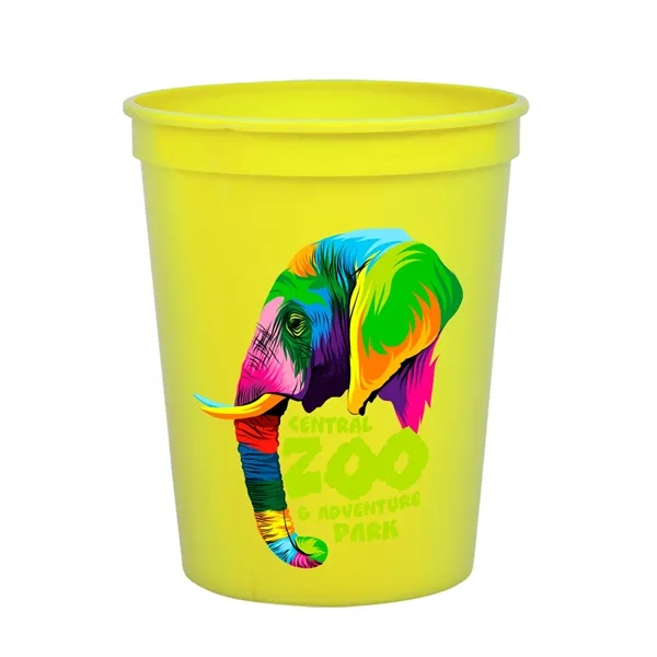 Reusable and recyclable polypropylene sixteen ounce stadium cup.... from ASI 40480 Koozie Group