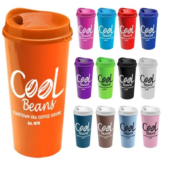 The Roadmaster - 20 oz. Travel Tumbler with Auto Sip Lid... from ASI 40480 Koozie Group