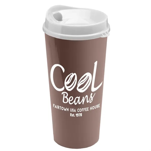 The Roadmaster - 20 oz. Travel Tumbler with Auto Sip Lid... from ASI 40480 Koozie Group