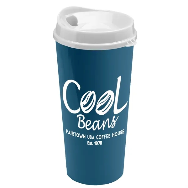 The Roadmaster - 20 oz. Travel Tumbler with Auto Sip Lid... from ASI 40480 Koozie Group