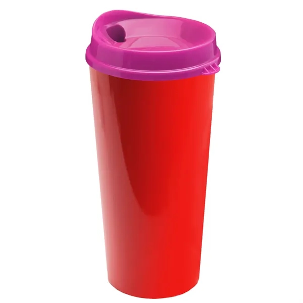 The Roadmaster - 20 oz. Travel Tumbler with Auto Sip Lid... from ASI 40480 Koozie Group