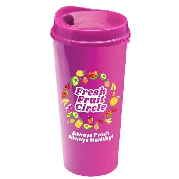 The Roadmaster - 20 oz. Travel Tumbler with Auto Sip Lid... from ASI 40480 Koozie Group