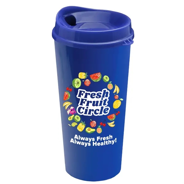 The Roadmaster - 20 oz. Travel Tumbler with Auto Sip Lid... from ASI 40480 Koozie Group