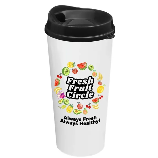 The Roadmaster - 20 oz. Travel Tumbler with Auto Sip Lid... from ASI 40480 Koozie Group