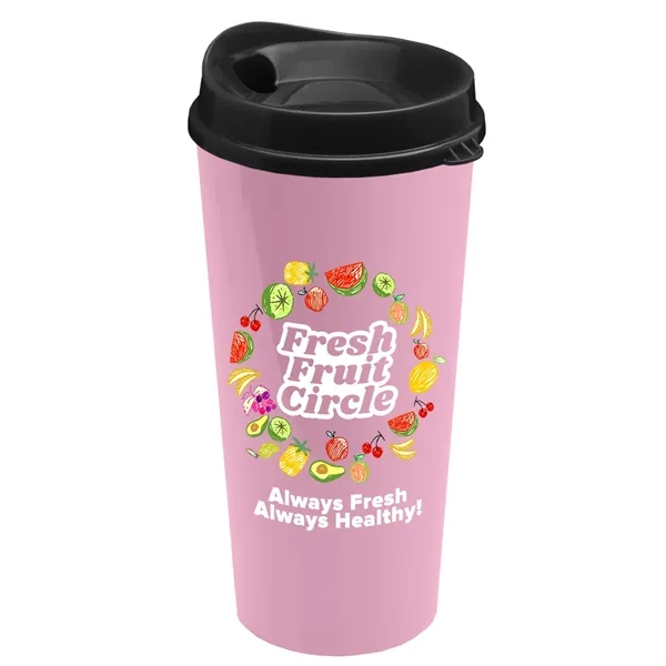 The Roadmaster - 20 oz. Travel Tumbler with Auto Sip Lid... from ASI 40480 Koozie Group