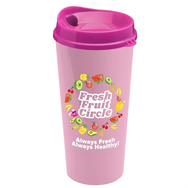 The Roadmaster - 20 oz. Travel Tumbler with Auto Sip Lid... from ASI 40480 Koozie Group