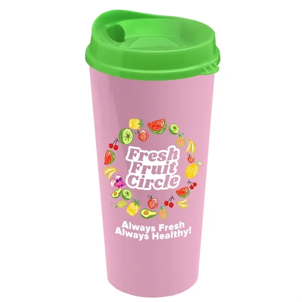 The Roadmaster - 20 oz. Travel Tumbler with Auto Sip Lid... from ASI 40480 Koozie Group