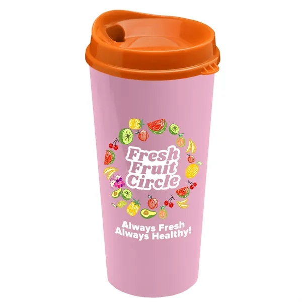 The Roadmaster - 20 oz. Travel Tumbler with Auto Sip Lid... from ASI 40480 Koozie Group