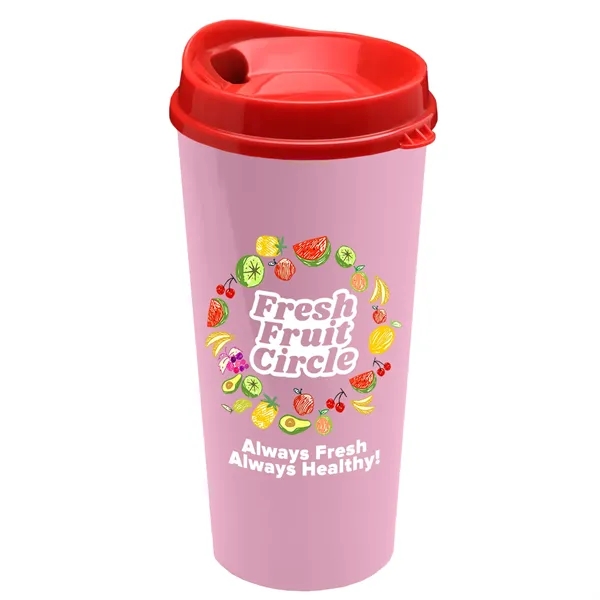 The Roadmaster - 20 oz. Travel Tumbler with Auto Sip Lid... from ASI 40480 Koozie Group