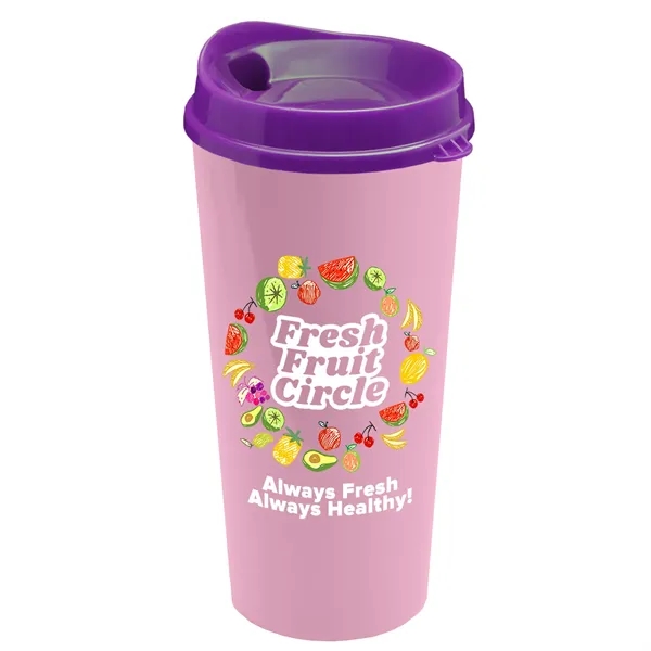 The Roadmaster - 20 oz. Travel Tumbler with Auto Sip Lid... from ASI 40480 Koozie Group