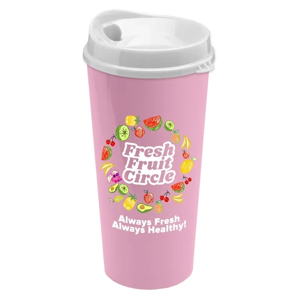 The Roadmaster - 20 oz. Travel Tumbler with Auto Sip Lid... from ASI 40480 Koozie Group