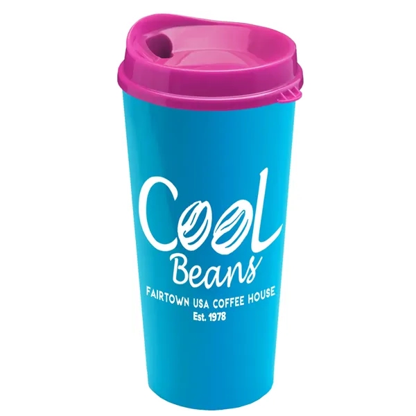 The Roadmaster - 20 oz. Travel Tumbler with Auto Sip Lid... from ASI 40480 Koozie Group