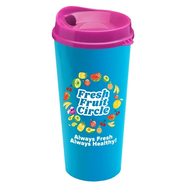 The Roadmaster - 20 oz. Travel Tumbler with Auto Sip Lid... from ASI 40480 Koozie Group