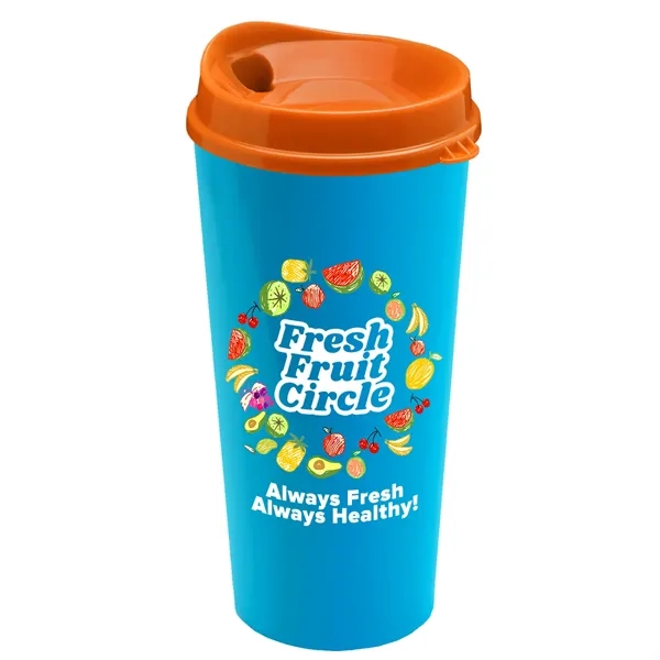 The Roadmaster - 20 oz. Travel Tumbler with Auto Sip Lid... from ASI 40480 Koozie Group