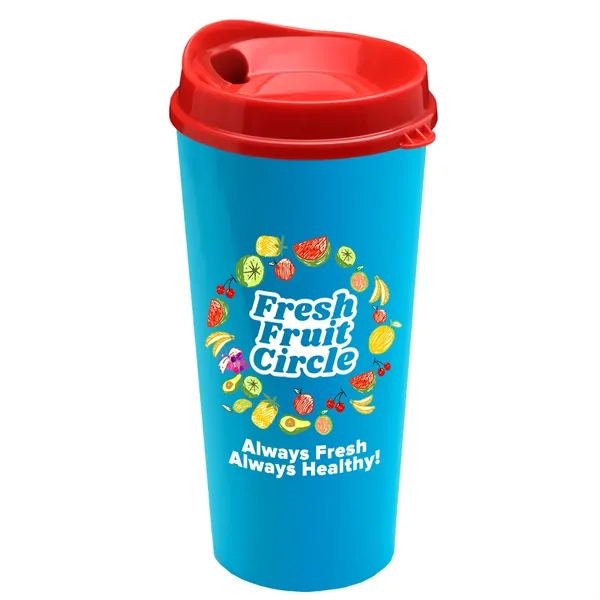 The Roadmaster - 20 oz. Travel Tumbler with Auto Sip Lid... from ASI 40480 Koozie Group