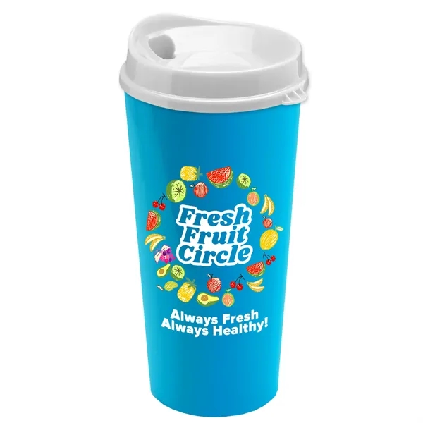 The Roadmaster - 20 oz. Travel Tumbler with Auto Sip Lid... from ASI 40480 Koozie Group