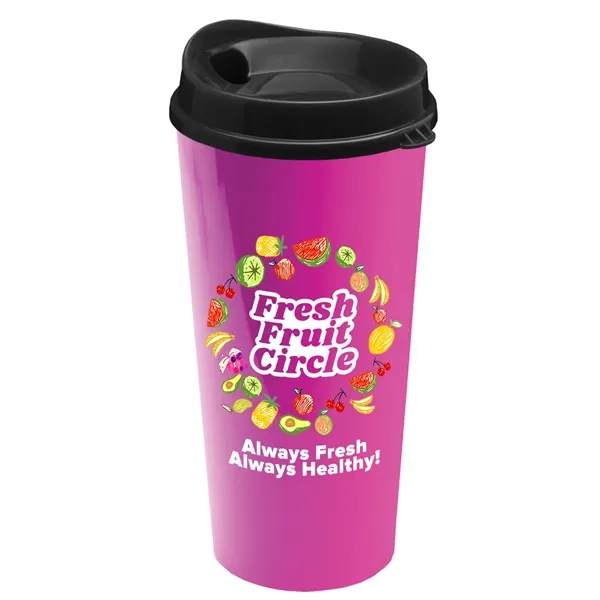 The Roadmaster - 20 oz. Travel Tumbler with Auto Sip Lid... from ASI 40480 Koozie Group