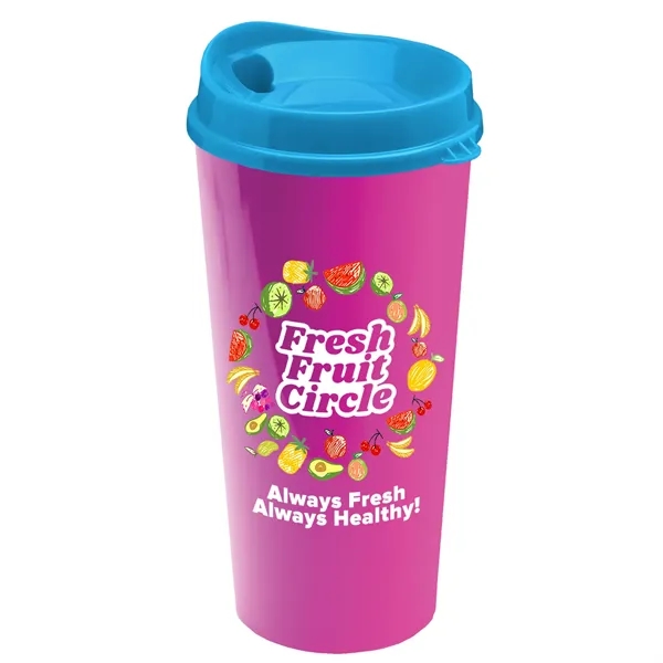 The Roadmaster - 20 oz. Travel Tumbler with Auto Sip Lid... from ASI 40480 Koozie Group