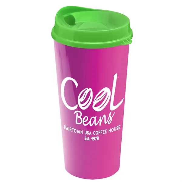 The Roadmaster - 20 oz. Travel Tumbler with Auto Sip Lid... from ASI 40480 Koozie Group