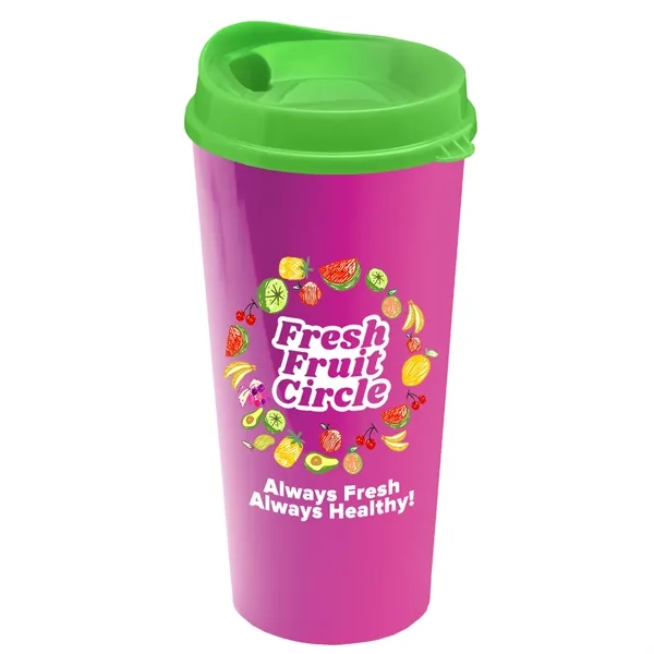 The Roadmaster - 20 oz. Travel Tumbler with Auto Sip Lid... from ASI 40480 Koozie Group