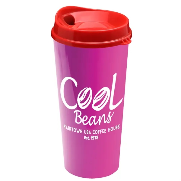 The Roadmaster - 20 oz. Travel Tumbler with Auto Sip Lid... from ASI 40480 Koozie Group