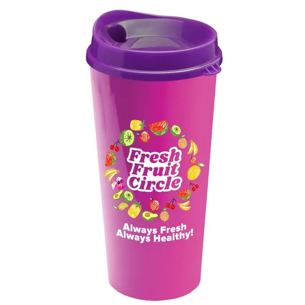 The Roadmaster - 20 oz. Travel Tumbler with Auto Sip Lid... from ASI 40480 Koozie Group