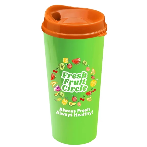 The Roadmaster - 20 oz. Travel Tumbler with Auto Sip Lid... from ASI 40480 Koozie Group