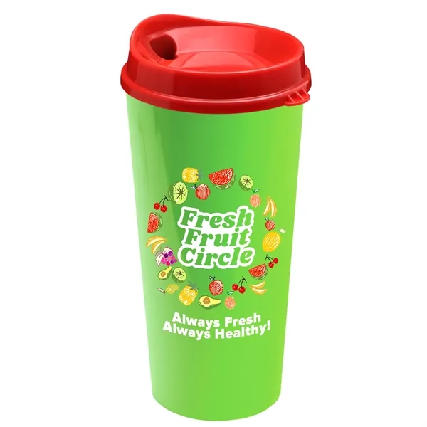 The Roadmaster - 20 oz. Travel Tumbler with Auto Sip Lid... from ASI 40480 Koozie Group