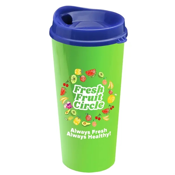 The Roadmaster - 20 oz. Travel Tumbler with Auto Sip Lid... from ASI 40480 Koozie Group