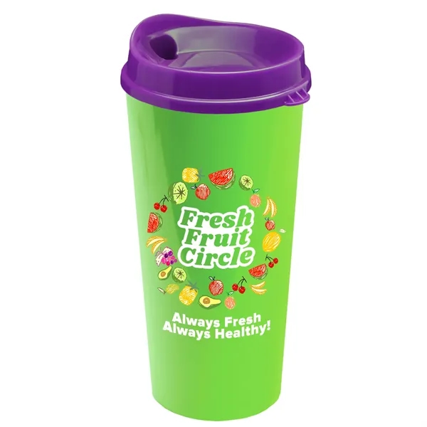 The Roadmaster - 20 oz. Travel Tumbler with Auto Sip Lid... from ASI 40480 Koozie Group