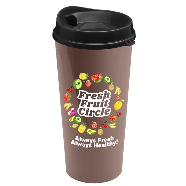 The Roadmaster - 20 oz. Travel Tumbler with Auto Sip Lid... from ASI 40480 Koozie Group