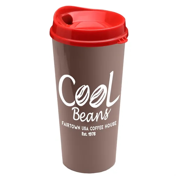 The Roadmaster - 20 oz. Travel Tumbler with Auto Sip Lid... from ASI 40480 Koozie Group