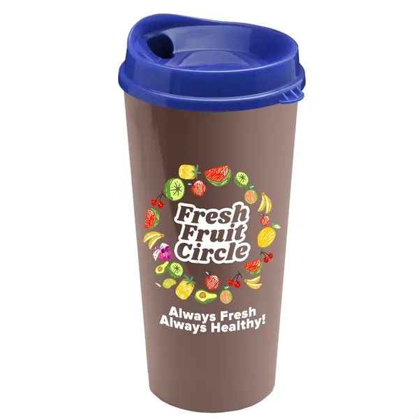 The Roadmaster - 20 oz. Travel Tumbler with Auto Sip Lid... from ASI 40480 Koozie Group