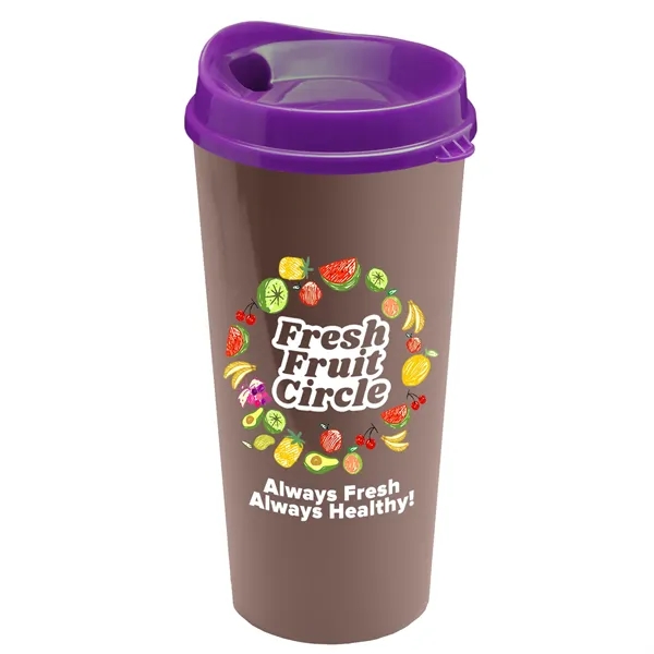 The Roadmaster - 20 oz. Travel Tumbler with Auto Sip Lid... from ASI 40480 Koozie Group