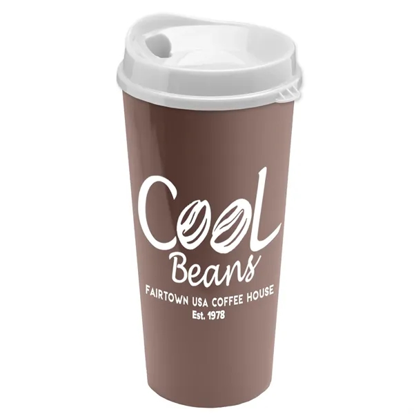 The Roadmaster - 20 oz. Travel Tumbler with Auto Sip Lid... from ASI 40480 Koozie Group