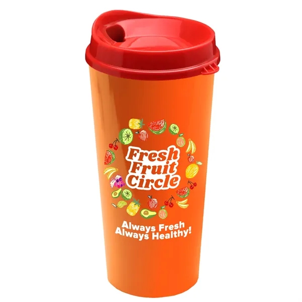 The Roadmaster - 20 oz. Travel Tumbler with Auto Sip Lid... from ASI 40480 Koozie Group