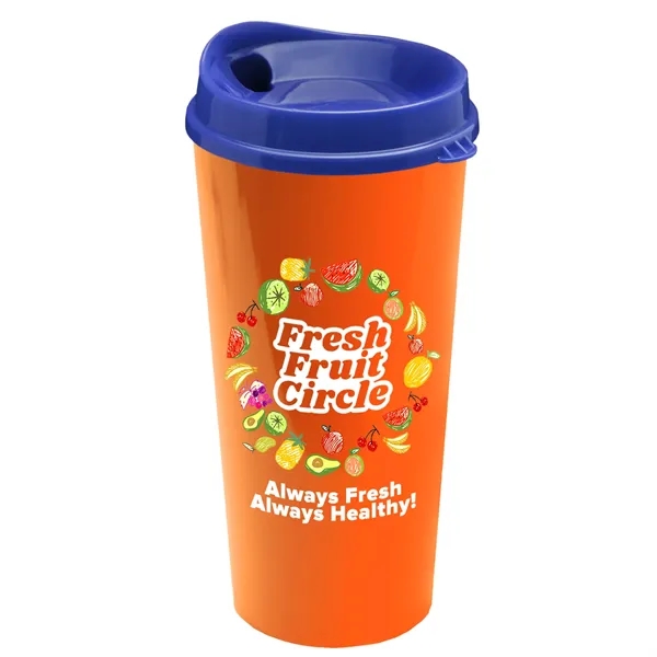 The Roadmaster - 20 oz. Travel Tumbler with Auto Sip Lid... from ASI 40480 Koozie Group