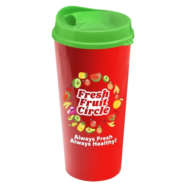 The Roadmaster - 20 oz. Travel Tumbler with Auto Sip Lid... from ASI 40480 Koozie Group