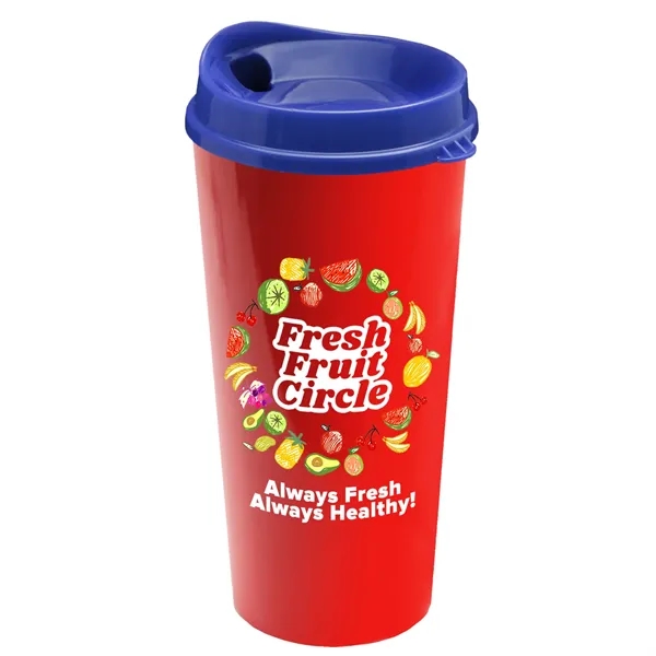 The Roadmaster - 20 oz. Travel Tumbler with Auto Sip Lid... from ASI 40480 Koozie Group