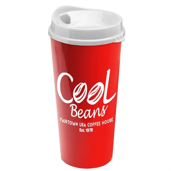 The Roadmaster - 20 oz. Travel Tumbler with Auto Sip Lid... from ASI 40480 Koozie Group