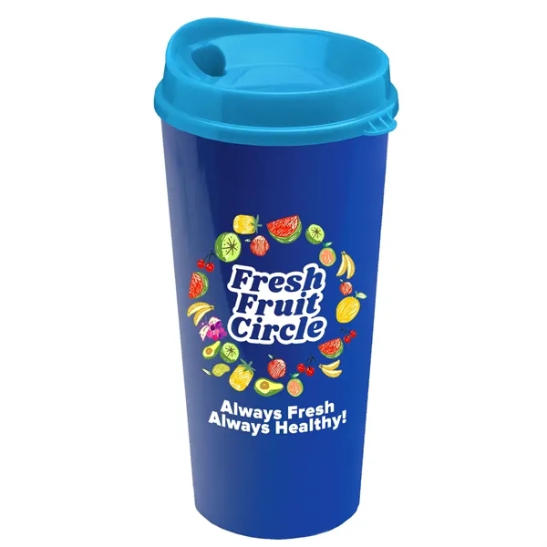 The Roadmaster - 20 oz. Travel Tumbler with Auto Sip Lid... from ASI 40480 Koozie Group