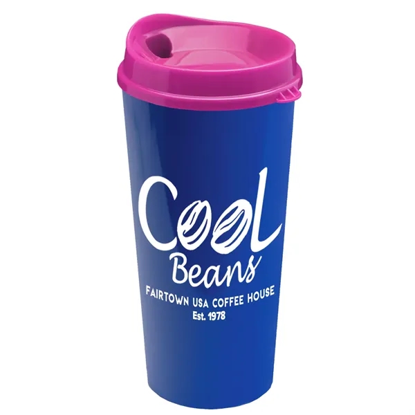 The Roadmaster - 20 oz. Travel Tumbler with Auto Sip Lid... from ASI 40480 Koozie Group