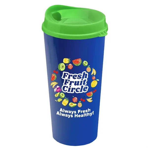 The Roadmaster - 20 oz. Travel Tumbler with Auto Sip Lid... from ASI 40480 Koozie Group