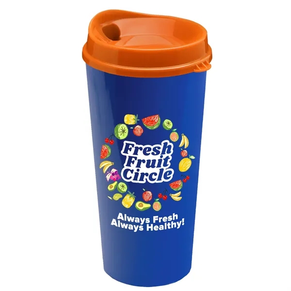 The Roadmaster - 20 oz. Travel Tumbler with Auto Sip Lid... from ASI 40480 Koozie Group