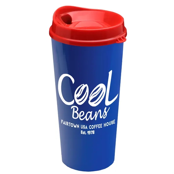 The Roadmaster - 20 oz. Travel Tumbler with Auto Sip Lid... from ASI 40480 Koozie Group